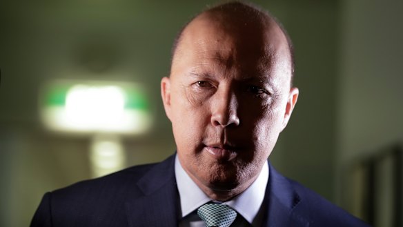Minister for Home Affairs Peter Dutton.