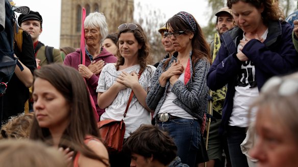 Rolling protests have brought parts of London to a standstill.