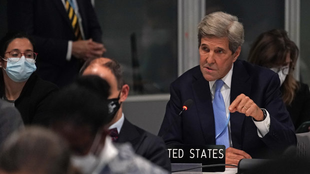 US climate envoy John Kerry is working to broker a deal.