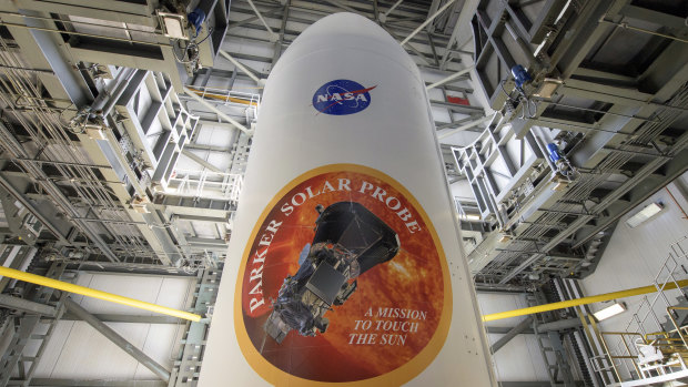 The Parker Solar Probe will travel through the sun's atmosphere, closer to the surface than any other spacecraft before it.