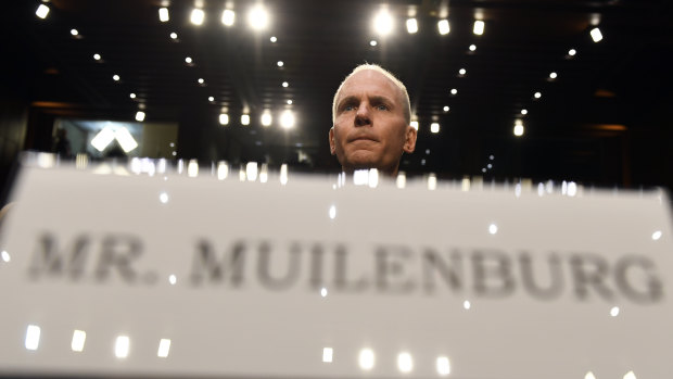 Boeing chief Dennis Muilenburg was peppered with questions by Congress.