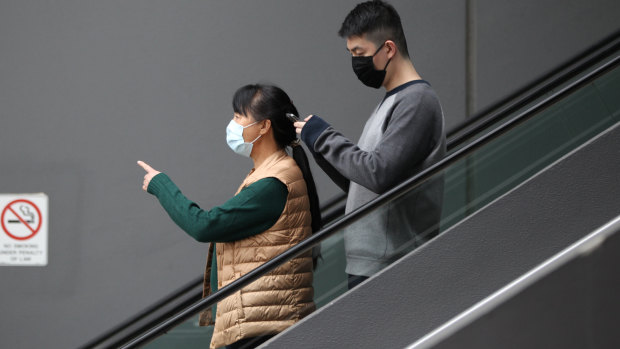 Many people are already wearing face masks.