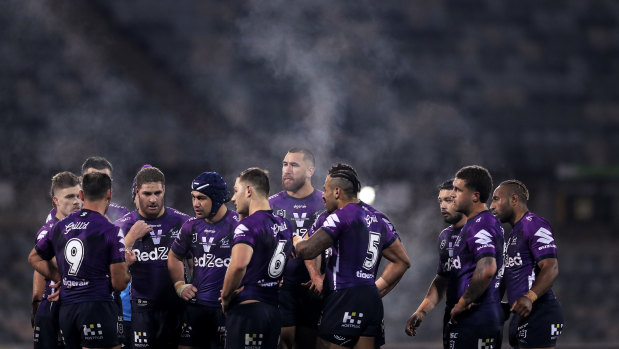 Running hot... the Melbourne Storm have beaten the Roosters and Raiders in consecutive weeks.