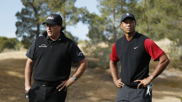 It seems Phil Mickelson (left) will need to rely on a captain's pick from Tiger Woods.