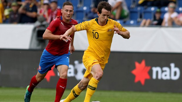 Robbie Kruse will use his Champions League experience in the France clash. 