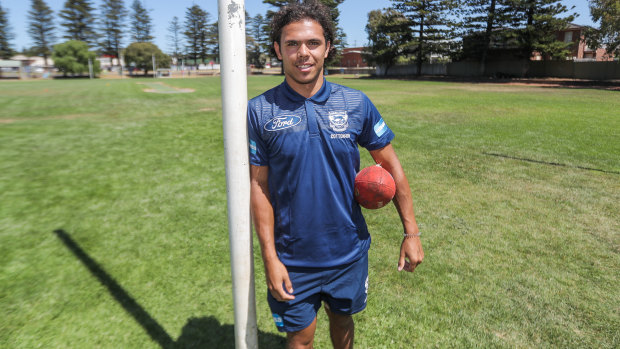 Another fresh face for the Cats: Jamaine Jones will make his debut against Carlton.