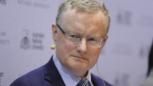 Reserve Bank of Australia governor Philip Lowe said the economy had grown below trend over the past year.