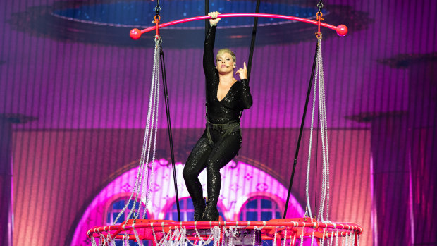 Singing superstar Pink kicked off her Australian tour in Perth - catch her last two shows this weekend.