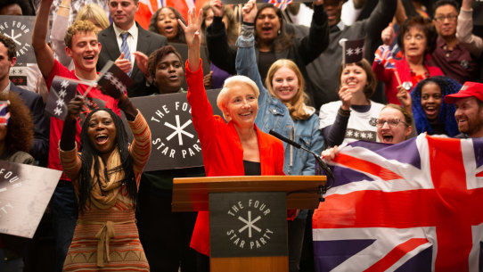 Emma Thompson as Vivienne Rook in Years and Years.