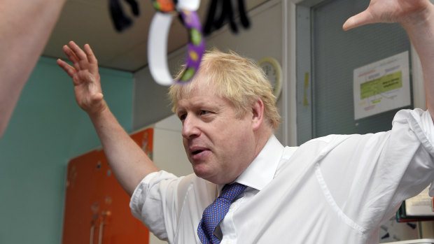 Bewildered: Boris Johnson.