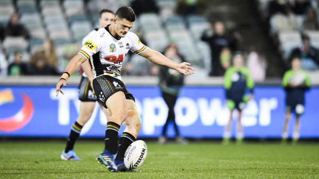 Panthers halfback Nathan Cleary is still getting to grips with the Origin win.
