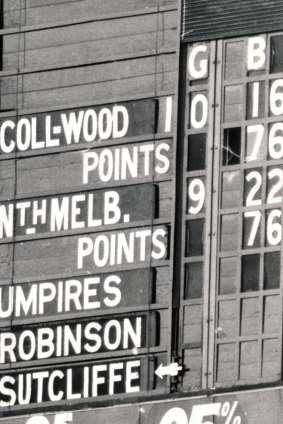 The scoreboard after the siren shows a 76-76 draw.