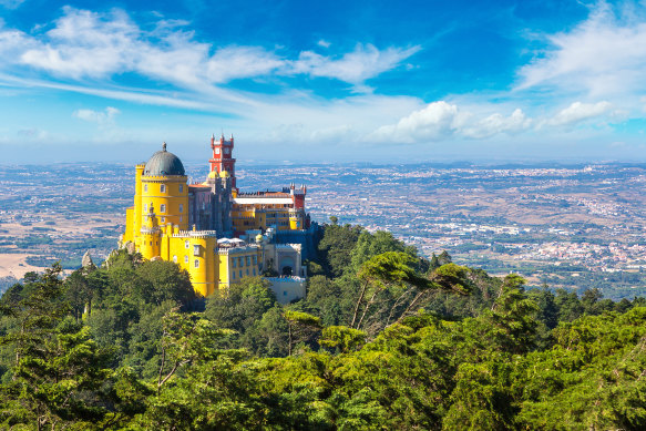 Pena National Palace in Sintra.