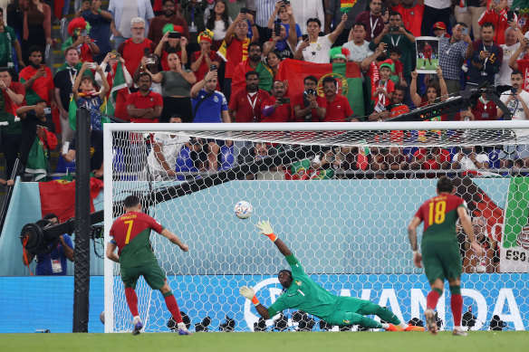 Cristiano Ronaldo makes World Cup history.