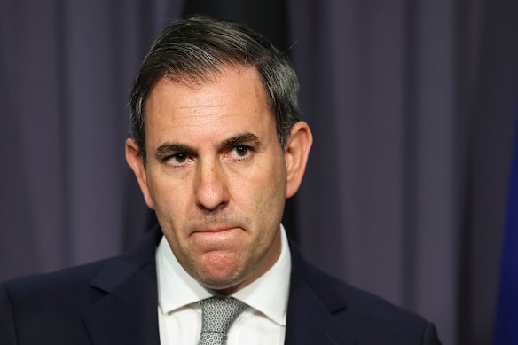 Treasurer Jim Chalmers.