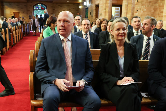 Opposition Leader Peter Dutton and deputy Liberal leader Sussan Ley. 