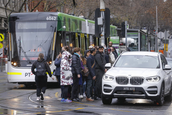 Melbourne's tram drivers are downing tools for four hours on Thursday. 