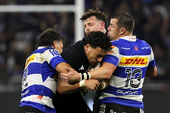 Billy Proctor and the All Blacks were given a stern test by their South African opposition.
