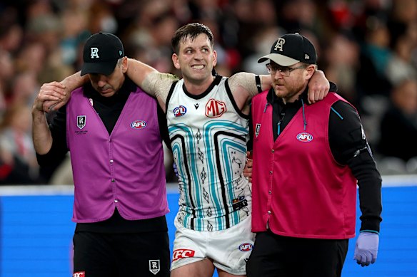 Zak Butters is out with a serious ankle injury.