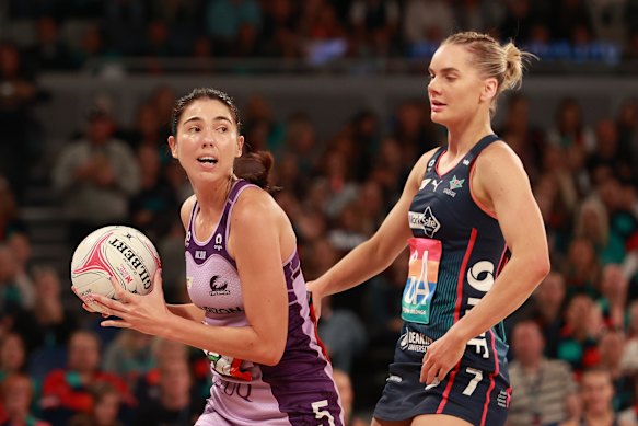Former Firebirds player Remi Kamo (left).