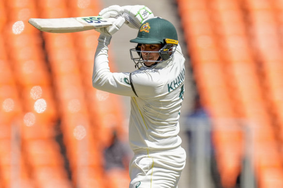 Usman Khawaja batted for almost two days.