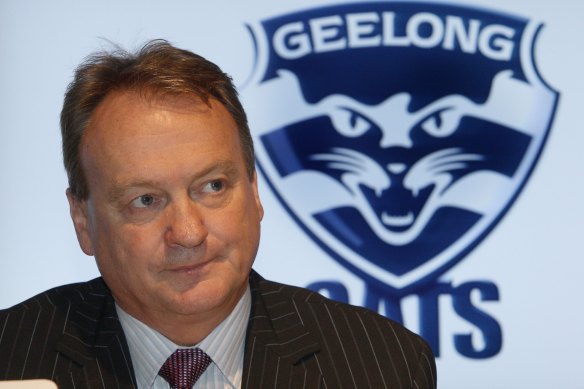 Outgoing Geelong CEO Brian Cook.