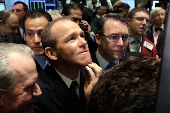 Boeing chief David Calhoun said the company is “turning a corner” as it rebounds from its own financial crisis.