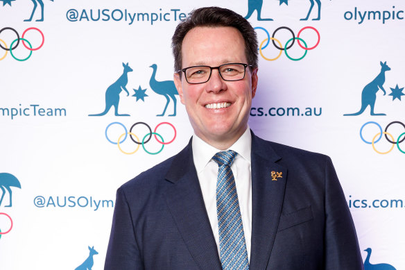 Olympic great and Australian Sports Commission chief executive Kieren Perkins.
