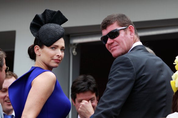 James Packer and former wife Erica Packer ahead of their planned move to the La Mer mansion in Vaucluse.