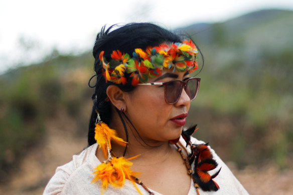 Pro-mining: Irisnaide Silva, a leader of one of two main indigenous groups in the Amazonian state of Roraima, Brazil.