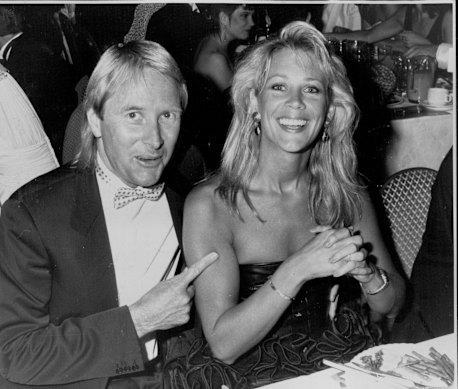 Glenn Wheatley with Gaynor in 1988.