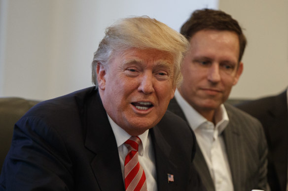 Peter Thiel has been a vocal supporter of Donald Trump. 
