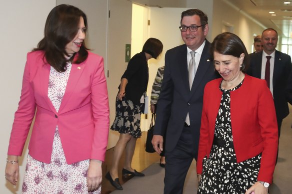 Queensland Premier Annastacia Palaszczuk and Victorian Premier Daniel Andrews addressed the resignation on Friday.