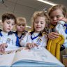 St Luke’s Grammar, Bayview Prep students Felix, Indiana, Mia, and Sally.  
