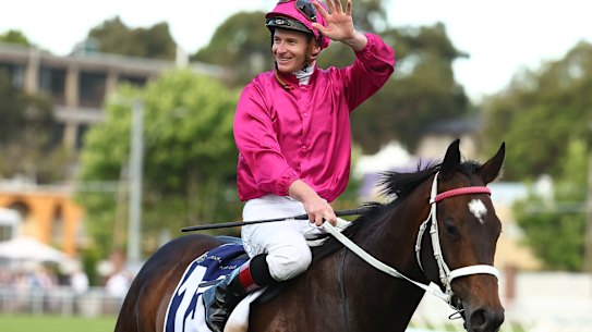 James McDonald returns on Fangurl after winning the King Charles Stakes in the spring.