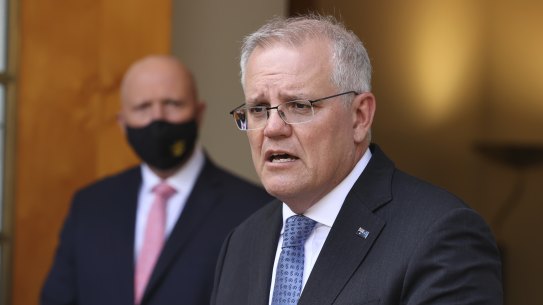 Scott Morrison and Peter Dutton announced the ADF will be deployed to help in aged care facilities.