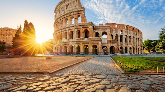 Rome’s ancient Colosseum.
