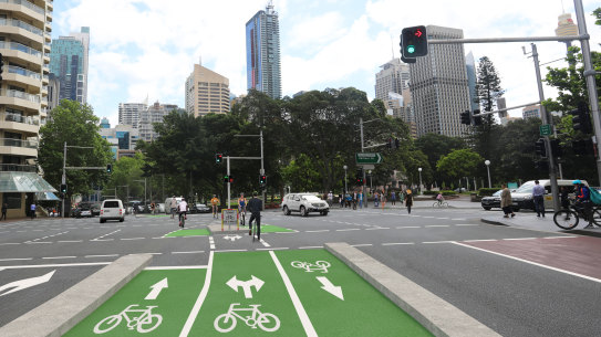 The proposed bike lanes will help fill in missing links in the cycle network.