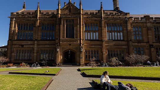 Sydney University has dropped to 100 in the rankings.