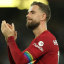 Jordan Henderson wearing the rainbow armband as Liverpool captain last season.
