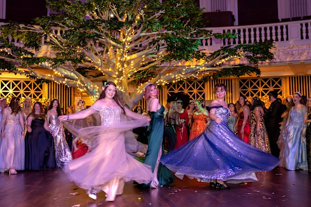 Some Celestial community members met for the first time since forming online friendships at the ball.