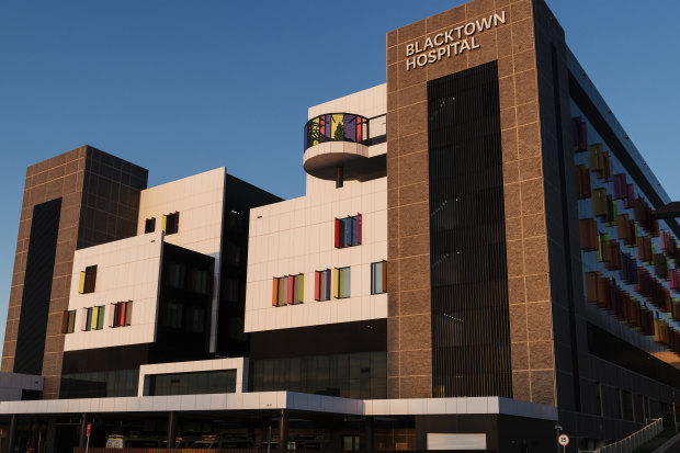 Blacktown Hospital's new building that houses the maternity unit opened in August 2019. 