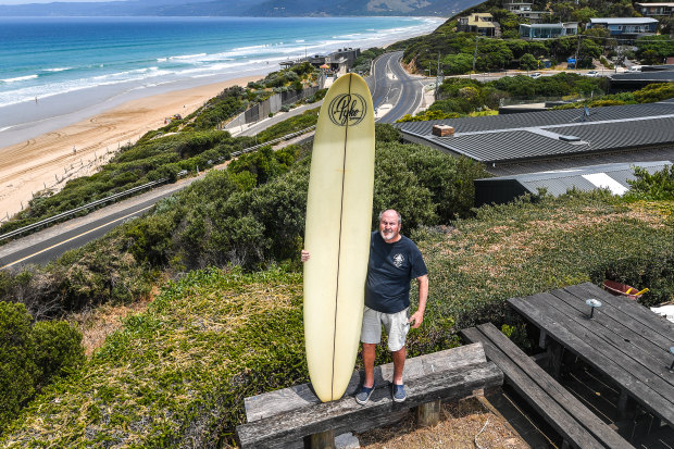 Howard Hughes, who still surfs, got his first board aged 11.