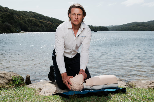 Lifesaver Justin Scarr used CPR to save a boy’s life while on holiday.