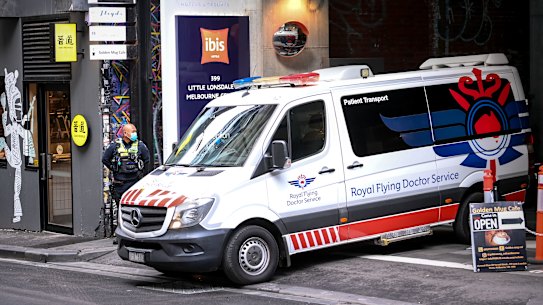 The Novotel Ibis hotel in central Melbourne has been used as a quarantine hotel.