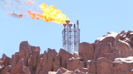 On fire: Woodside has announced a 30 percent increase in revenue.