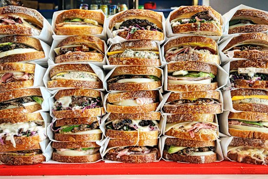 Brisket sandwiches and Philly cheesesteaks from On a Roll.