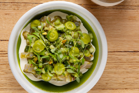 Trevally ceviche.