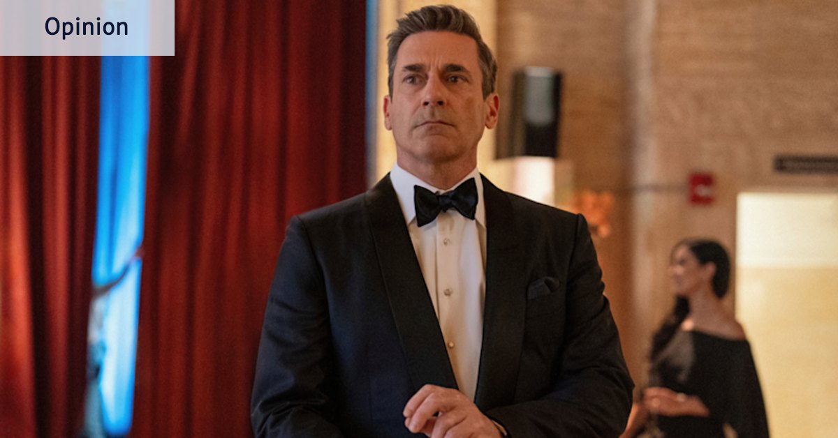 Jon Hamm is all very well, but where have I seen that woman behind him?