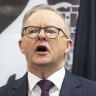 Prime Minister Anthony Albanese with NSW Premier Chris Minns and NT Chief Minister Natasha Fyles after a national cabinet in Brisbane in August.